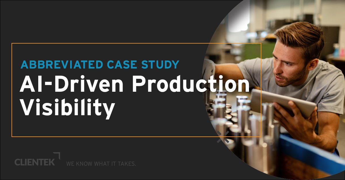 AI-Driven Production Visibility